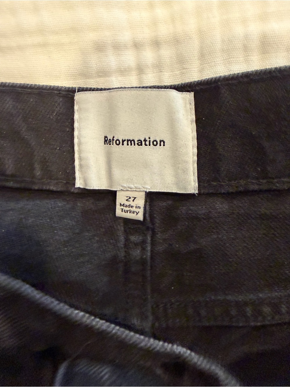 Reformation Cary High Rise Slouchy Straight Leg Jeans - Picture 3 of 7